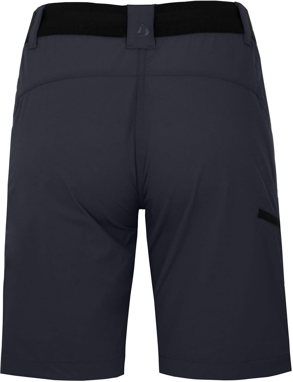 Bergson Outdoorhose VIDAA COMFORT Bermuda Damen Wandershorts, leicht, strapazierfähig, Normalgrößen, Nacht blau