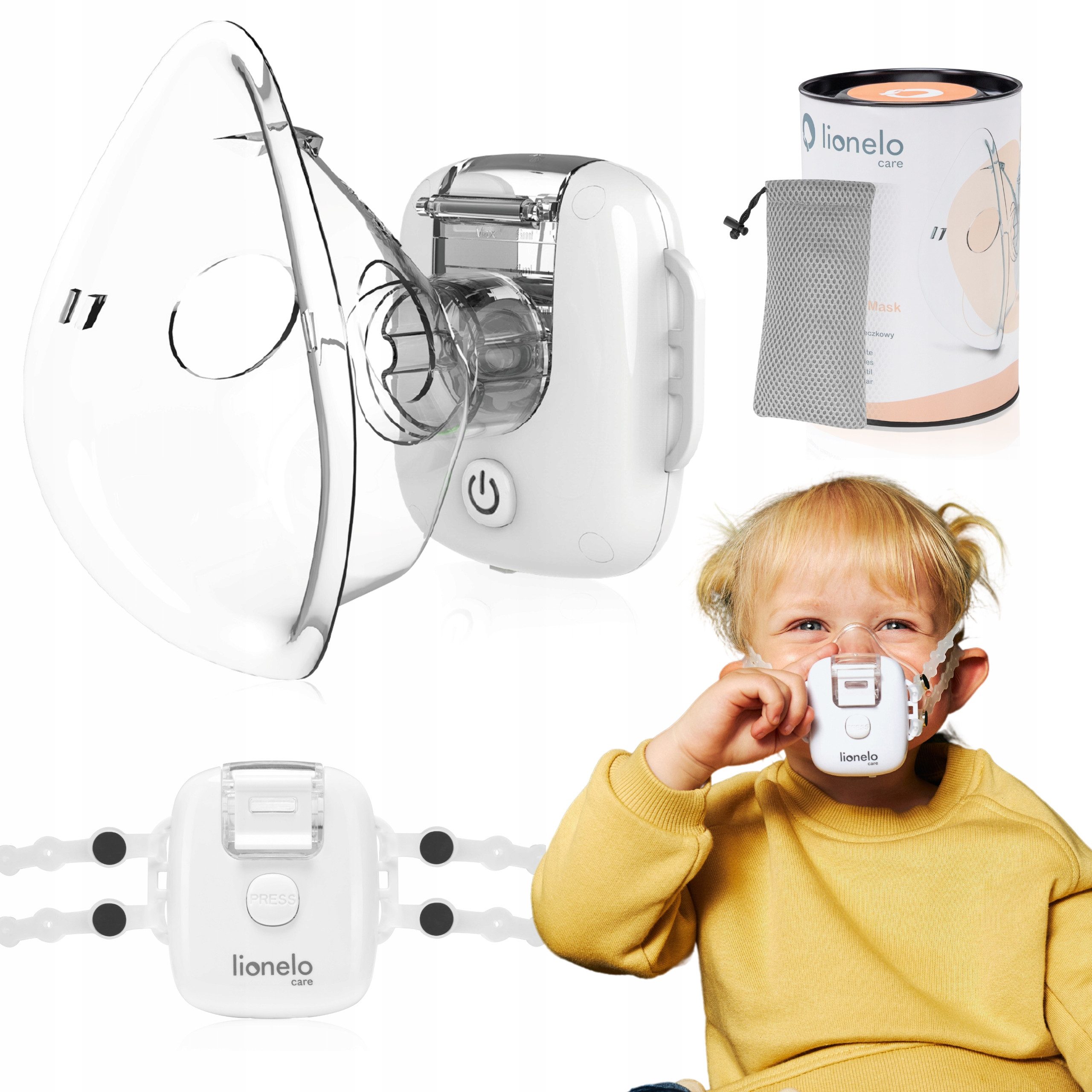 lionelo Inhalationsgerät NEBI AIR MASK, Fassungsvermögen des Medikamentenbechers: 6 ml (max)