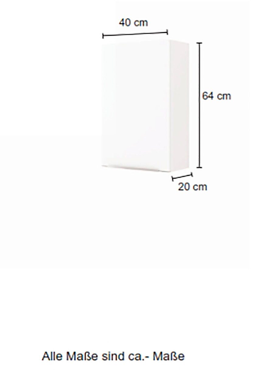 HELD MÖBEL Hängeschrank Matera matten cm, Breite hochwertigen mit gruen MDF-Fronten 40