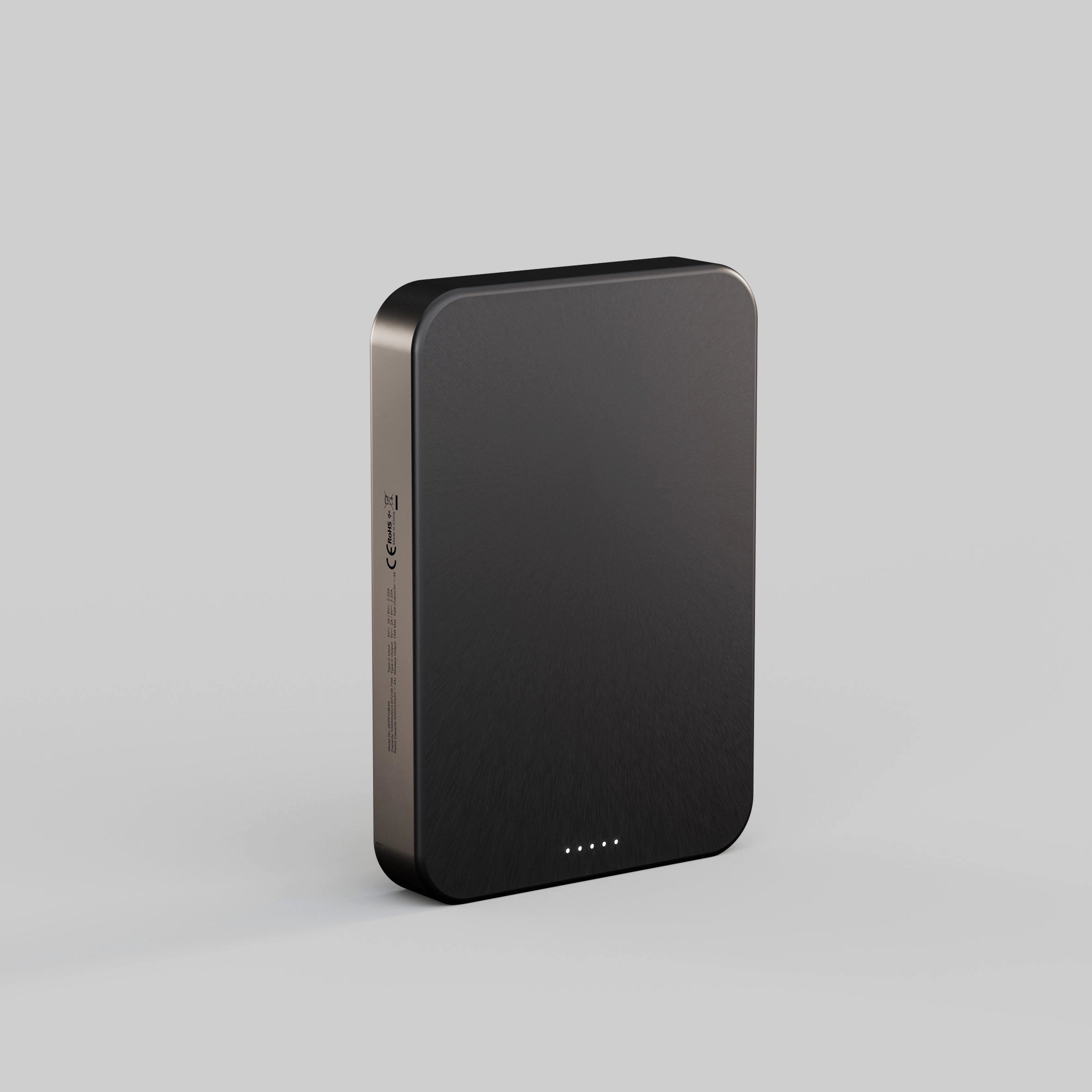 Zens Slim Qi2 Aluminium Powerbank 10.000 mAh, schwarz Powerbank