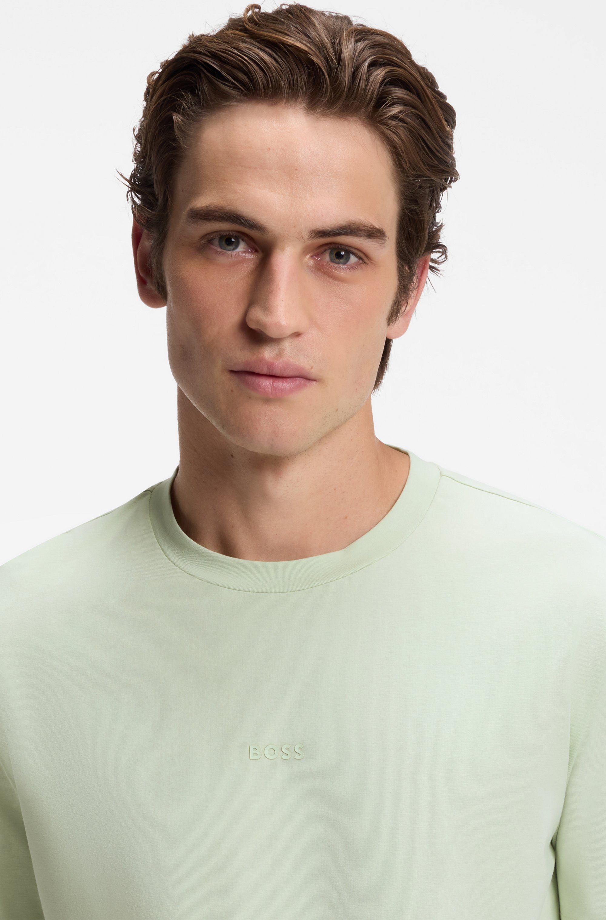 BOSS ORANGE T-Shirt TChup Relaxed Fit Stretch-Cotton-Jersey Rundhalsausschnitt