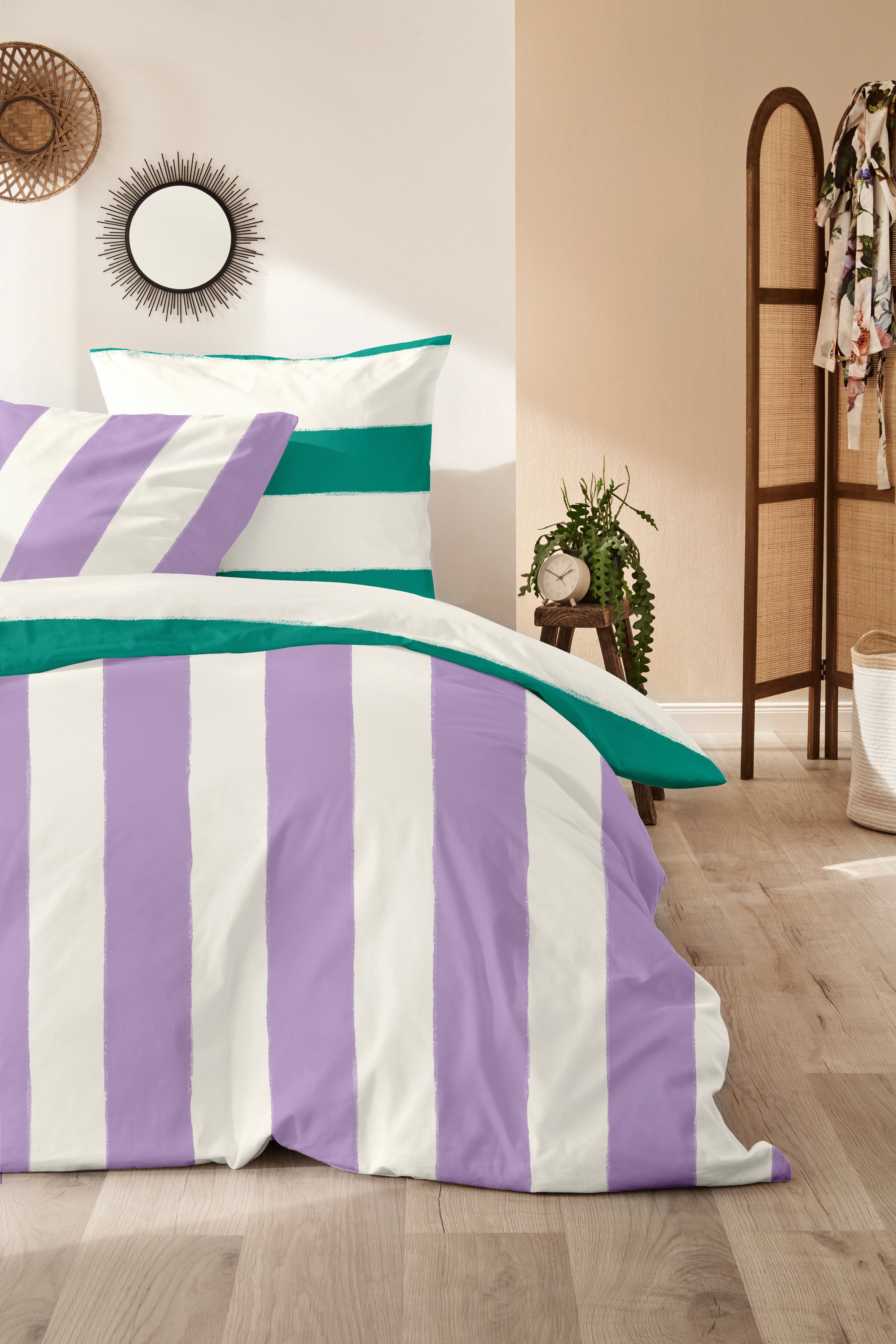 Primera Bettwäsche Renforce-Bettwäsche Color Block, Renforcé, günstig online kaufen