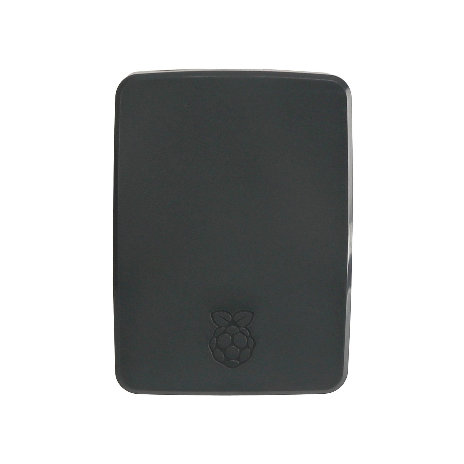Raspberry Pi Montagerückgehäuse RASPBERRY PI 4 Model B Gehäuse, Kunststoff, Schwarz/Grau