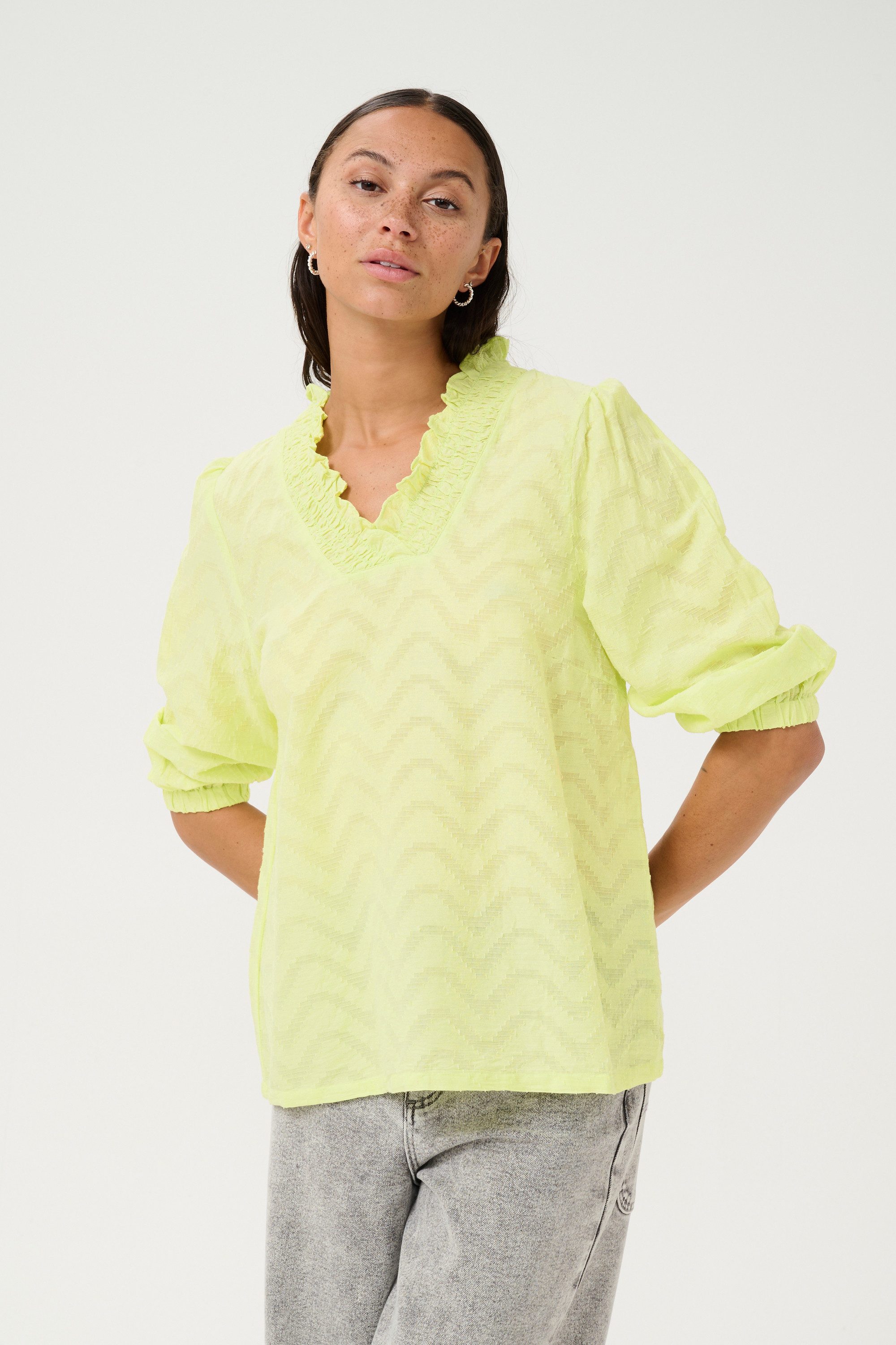 Langarmbluse Langarm-Bluse KAvictoria