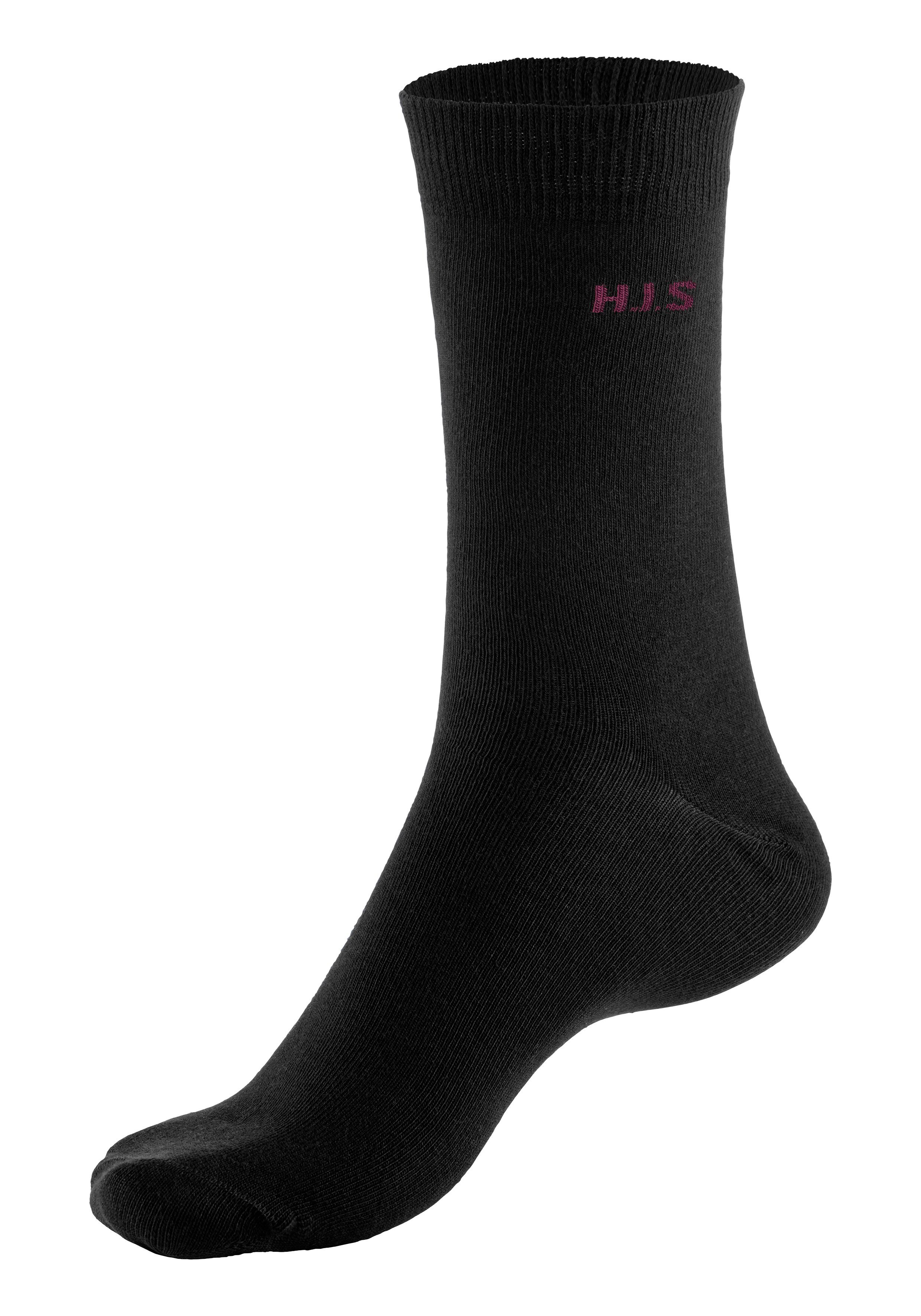 H.I.S Socken (Packung, 10-Paar) mit farbigem Innenbund