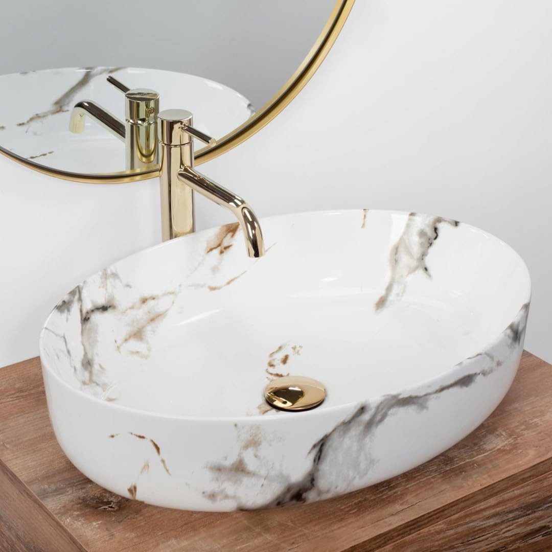 GTM Design Aufsatzwaschbecken Modern Waschbecken ohne günstig online kaufen