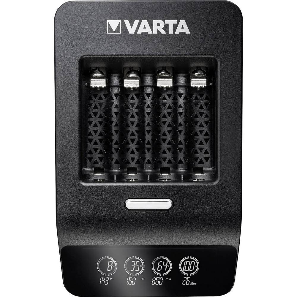 VARTA LCD Ultra Fast Ch.+ 4x AA 56706 2100mAh +12V 57685101441 Rundzellen-Lader (Akku-Defekt Erkennung, Auffrischen / Regenerieren)