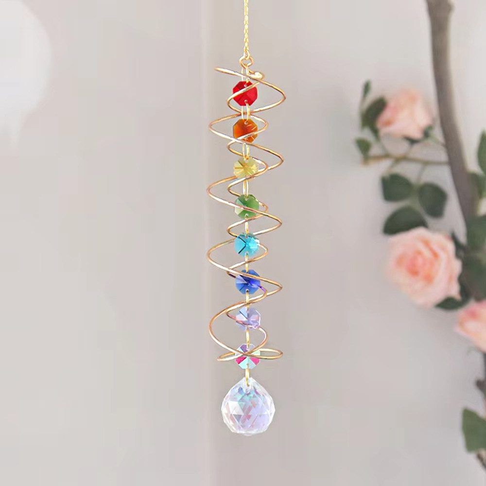 Coonoor Dekohänger 45cm Kristall Sonnenfänger Dekorativer Kristall Windspie günstig online kaufen