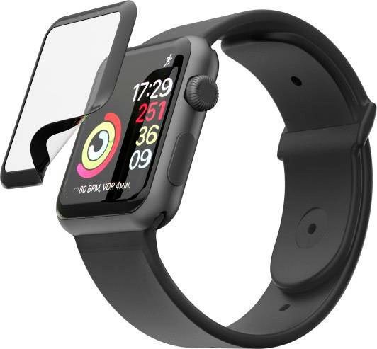Hama Displayschutz Glas Hiflex f r Apple Watch 4 5 6 SE 40 mm