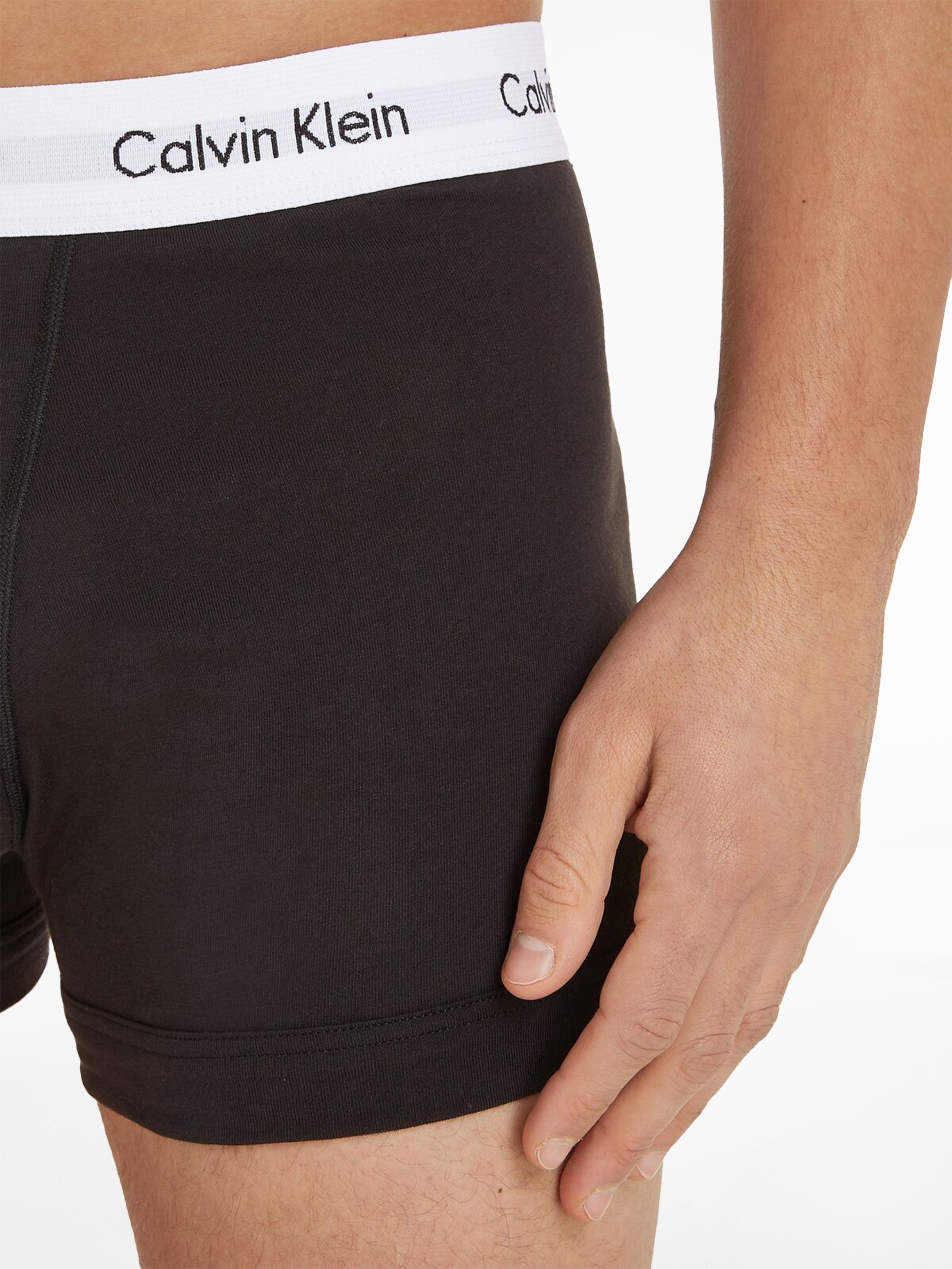 Calvin Klein Underwear Boxer CK Boxer 3x (3-St) mit Logoschriftzug am Bund – Bild 5 von 5