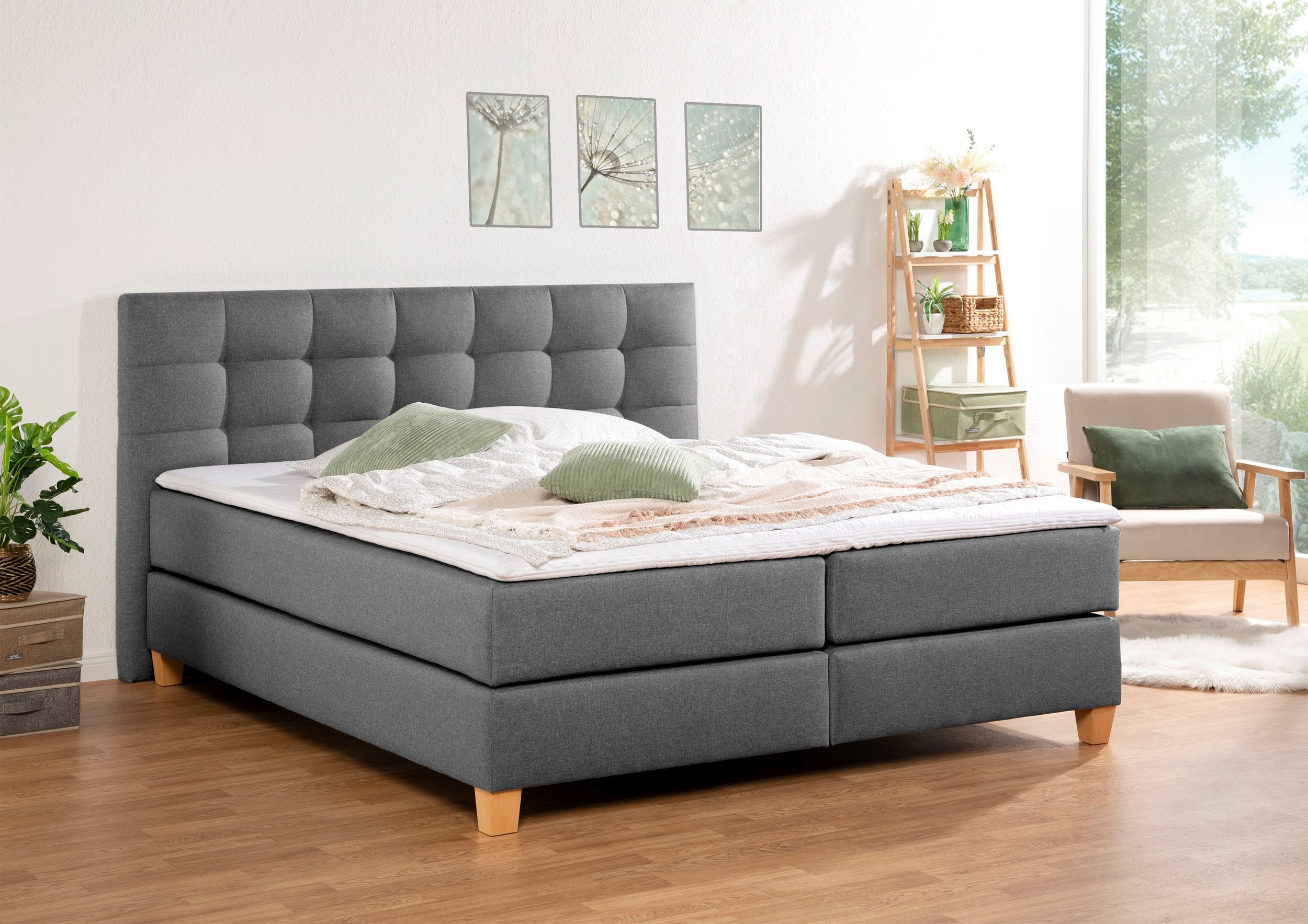 Breckle Boxspringbett schwarz