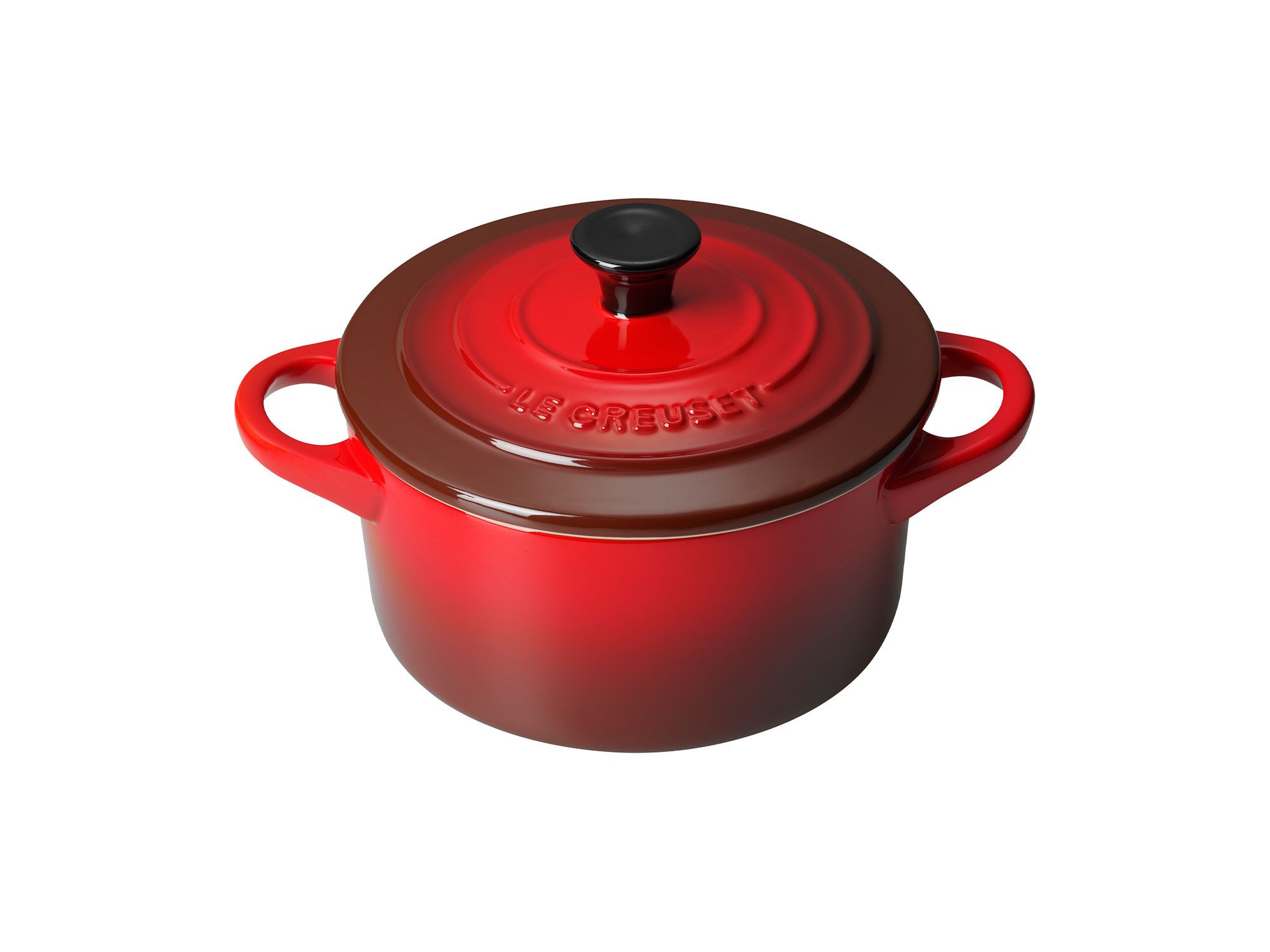 LE CREUSET Auflaufform Mini Cocotte 10,5cm kirschrot, Steinzeug