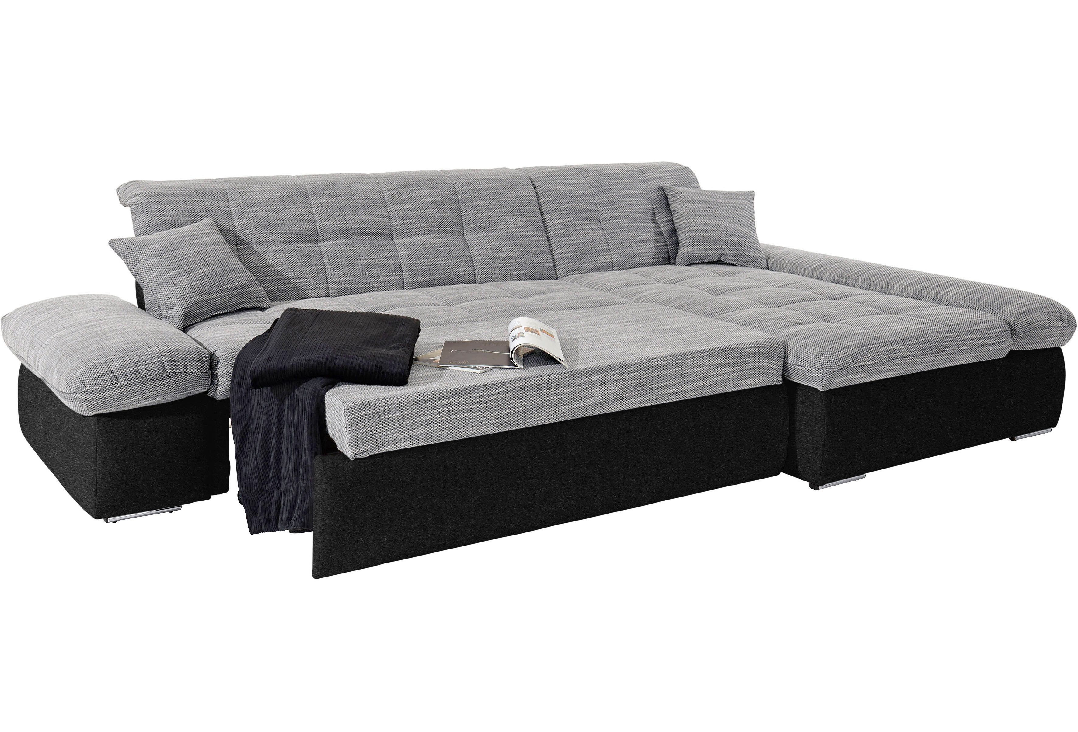 DOMO collection Ecksofa Moric, L-Form, XXL-Sofa günstig online kaufen