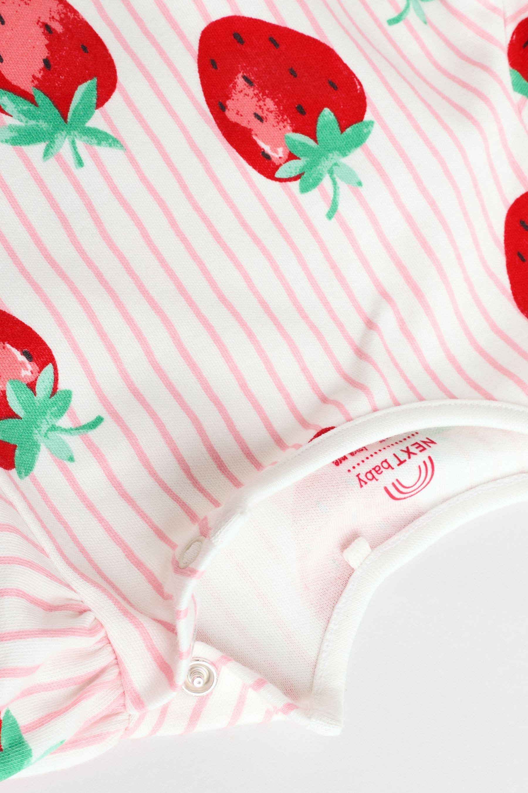 Next Kurzarmbody Kurzärmelige Babybodys 100 % Baumwolle, 5 Stk. (5-tlg)