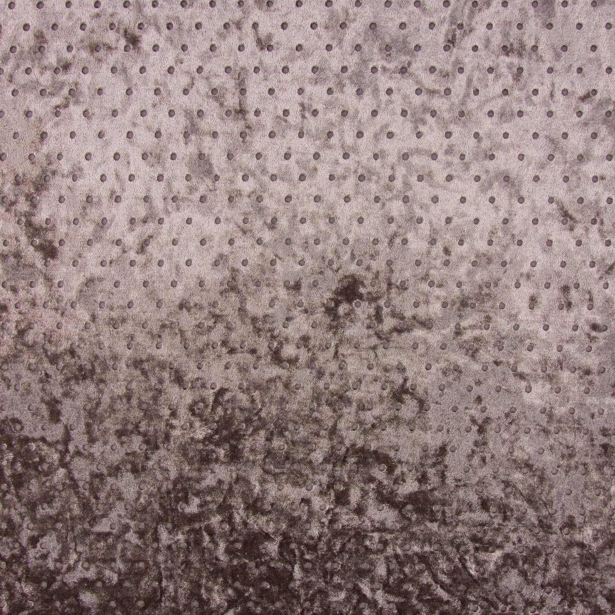 Thumbnail - SCHÖNER LEBEN. Stoff Bekleidungsstoff Samtstoff Stretch Punch Lochmuster uni taupe 1,45m