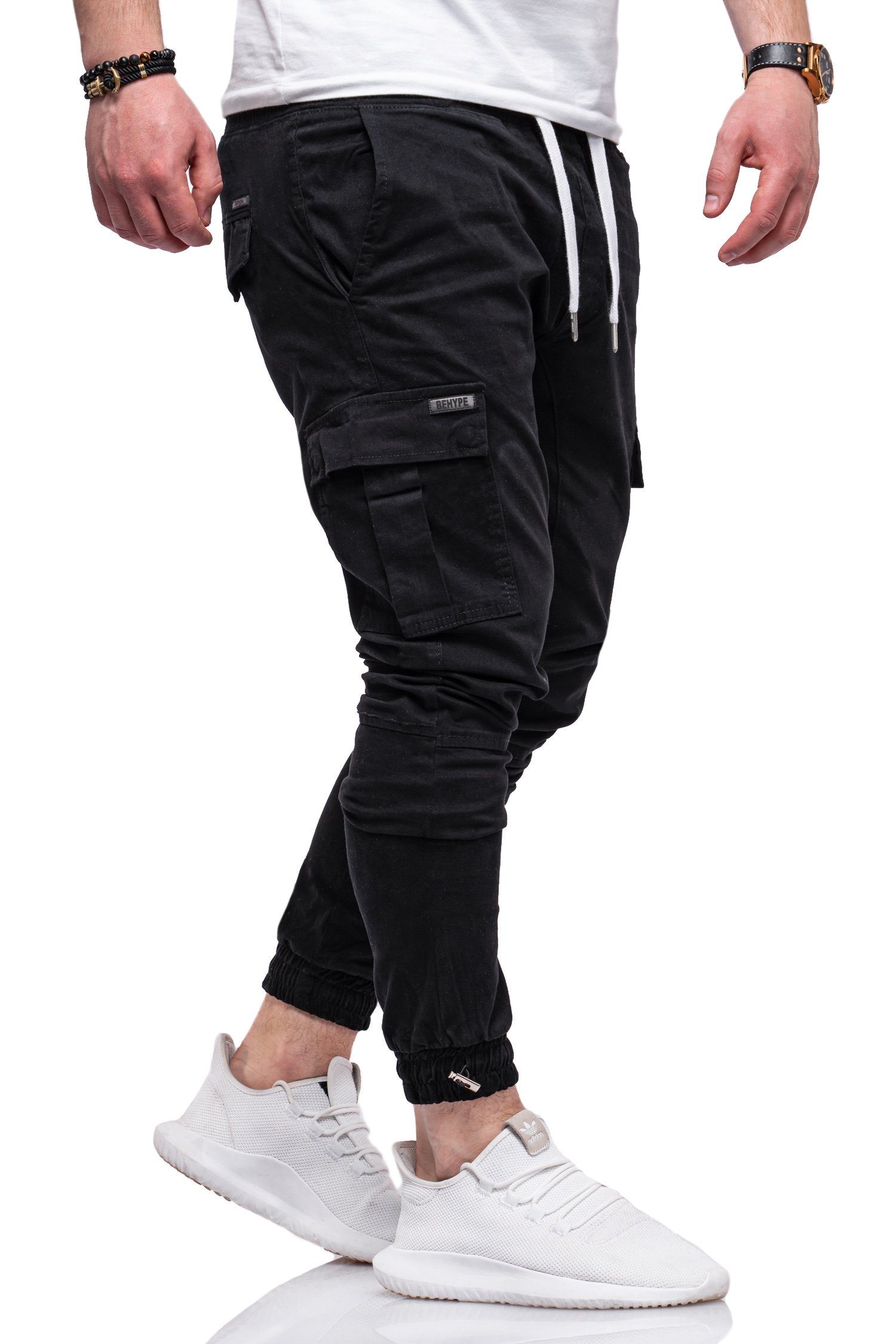 behype Cargohose HAWK mit elastischem Bund