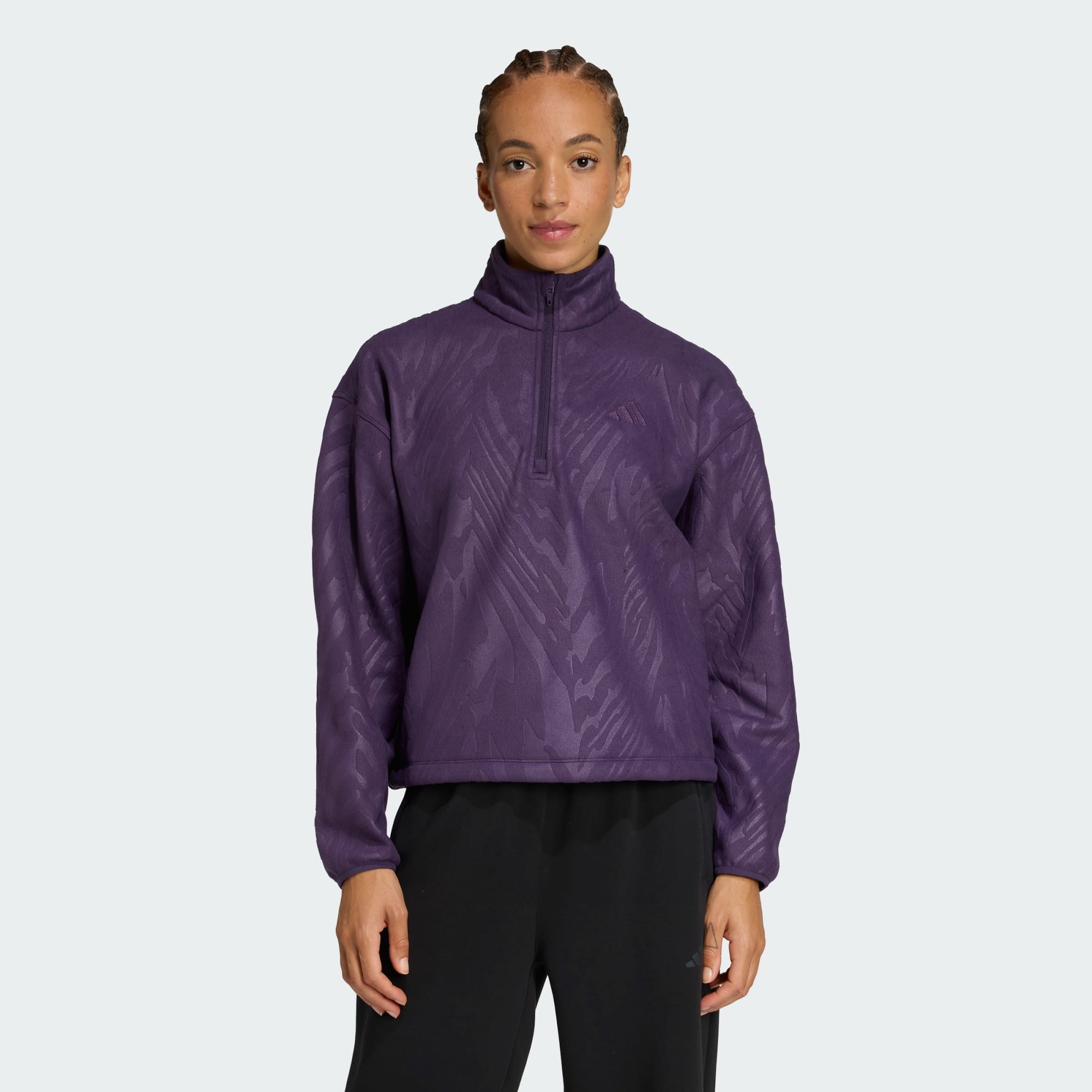 adidas Performance Fleecepullover AOP POLARFLEECE PULLOVER (1-tlg)
