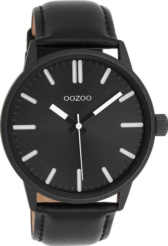 OOZOO Quarzuhr C11404, Armbanduhr, Herrenuhr, Lederarmband, günstig online kaufen