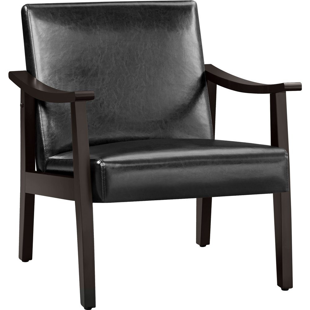 Yaheetech Relaxsessel, Retro Loungesessel Lesesessel Kunstleder günstig online kaufen