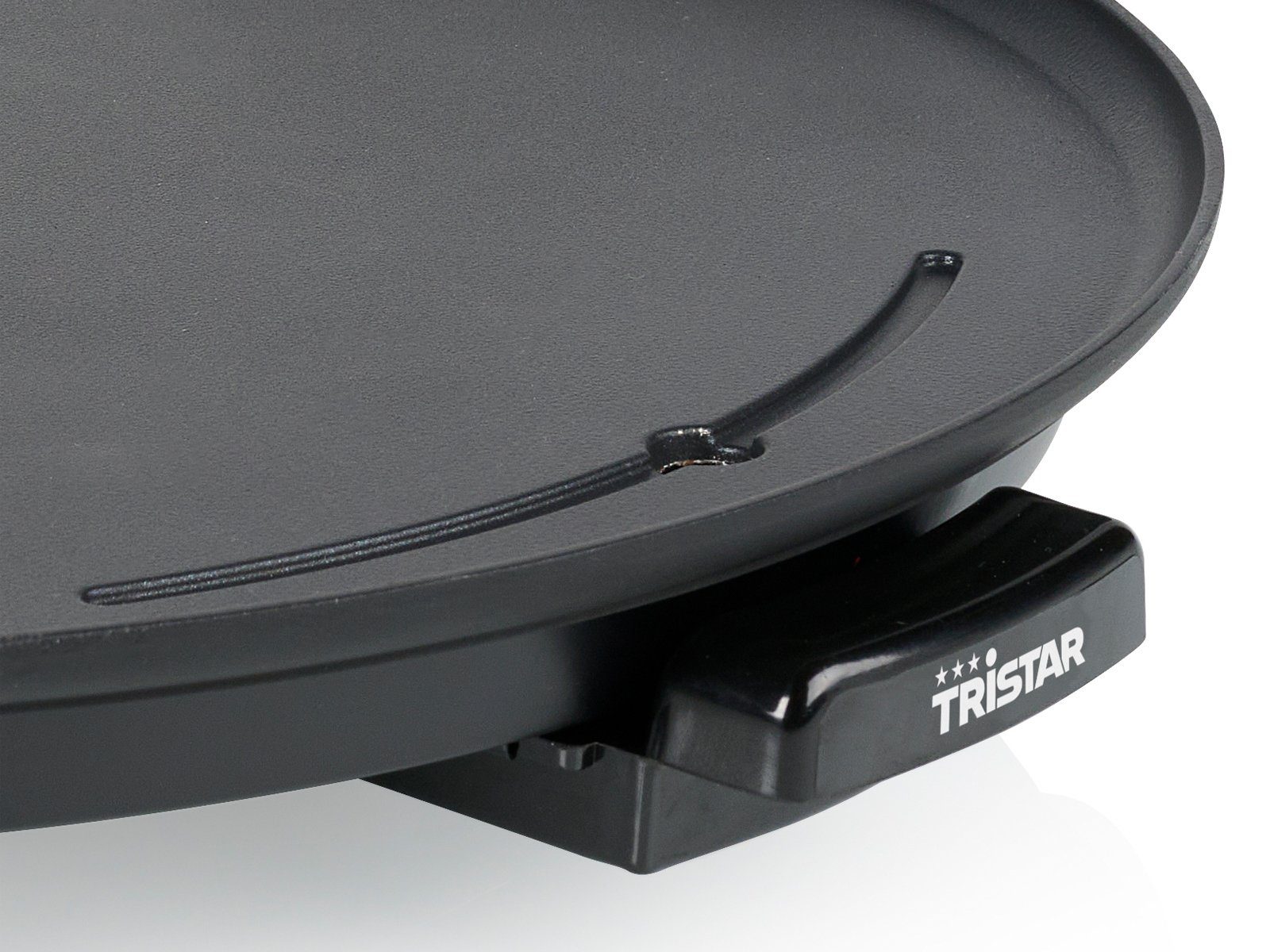 Tristar Tischgrill, 2000 W, Elektrischer Teppanyaki flache Brat-Platte Ø40cm für 4-6 Personen