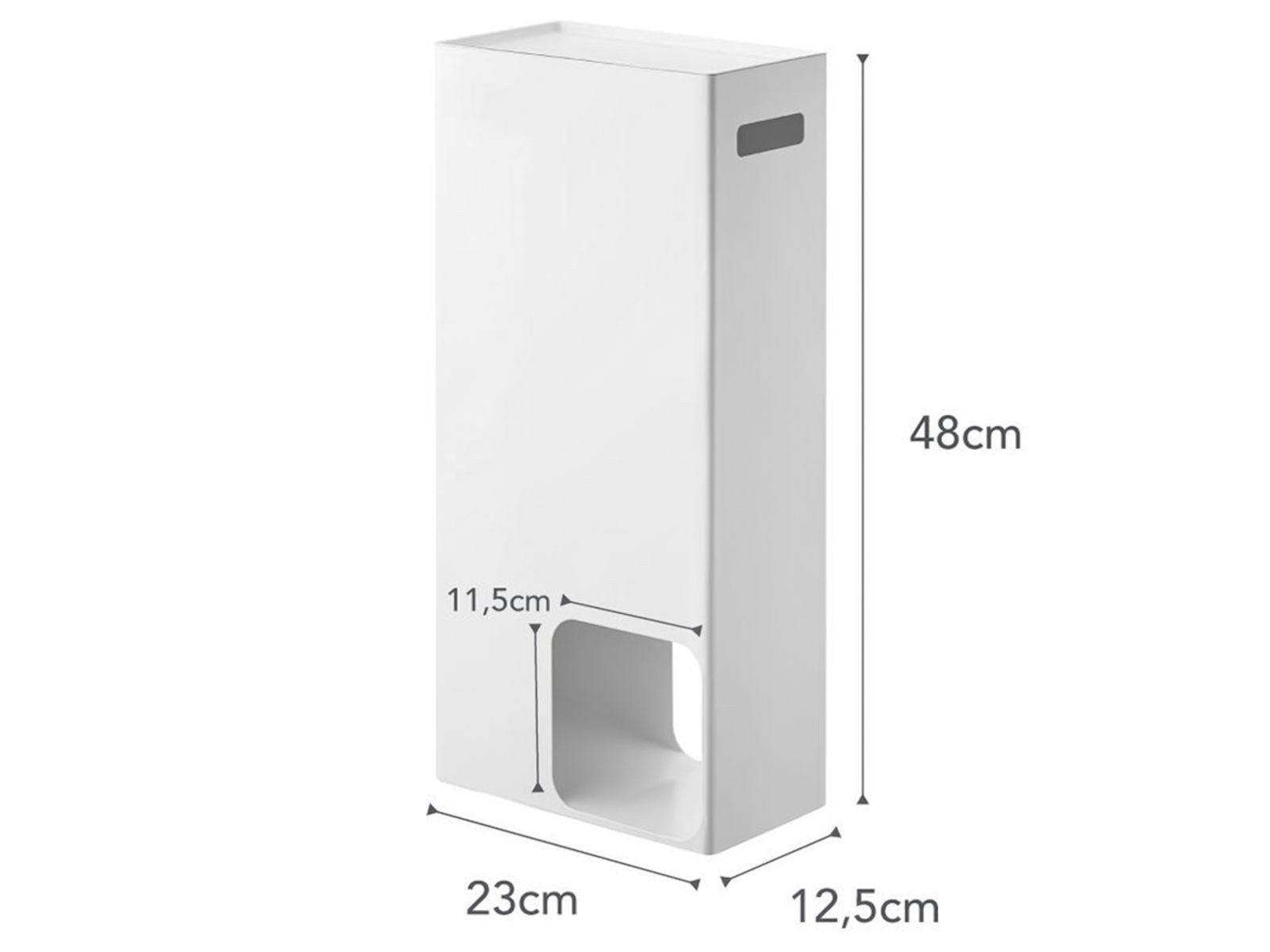 Yamazaki Toiletten-Ersatzrollenhalter "Tower" Toilettenpapier Aufbewahrung günstig online kaufen