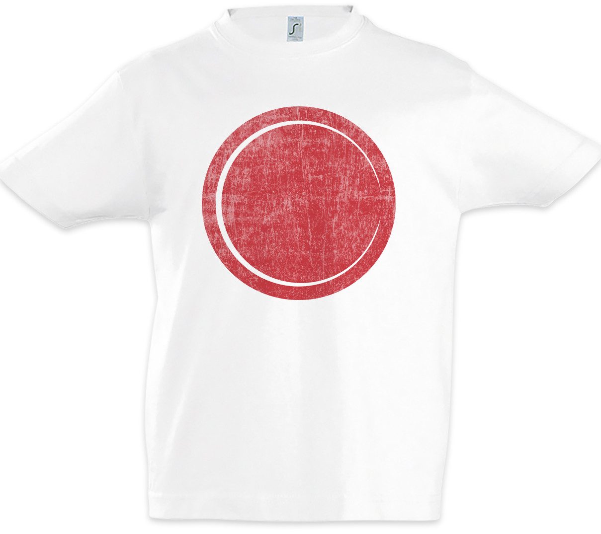 Urban Backwoods Print-Shirt Red Circle Kinder T-Shirt Riverdale Archie Sign Logo Symbol Schule (1-tlg) School Series Team Mannschaft