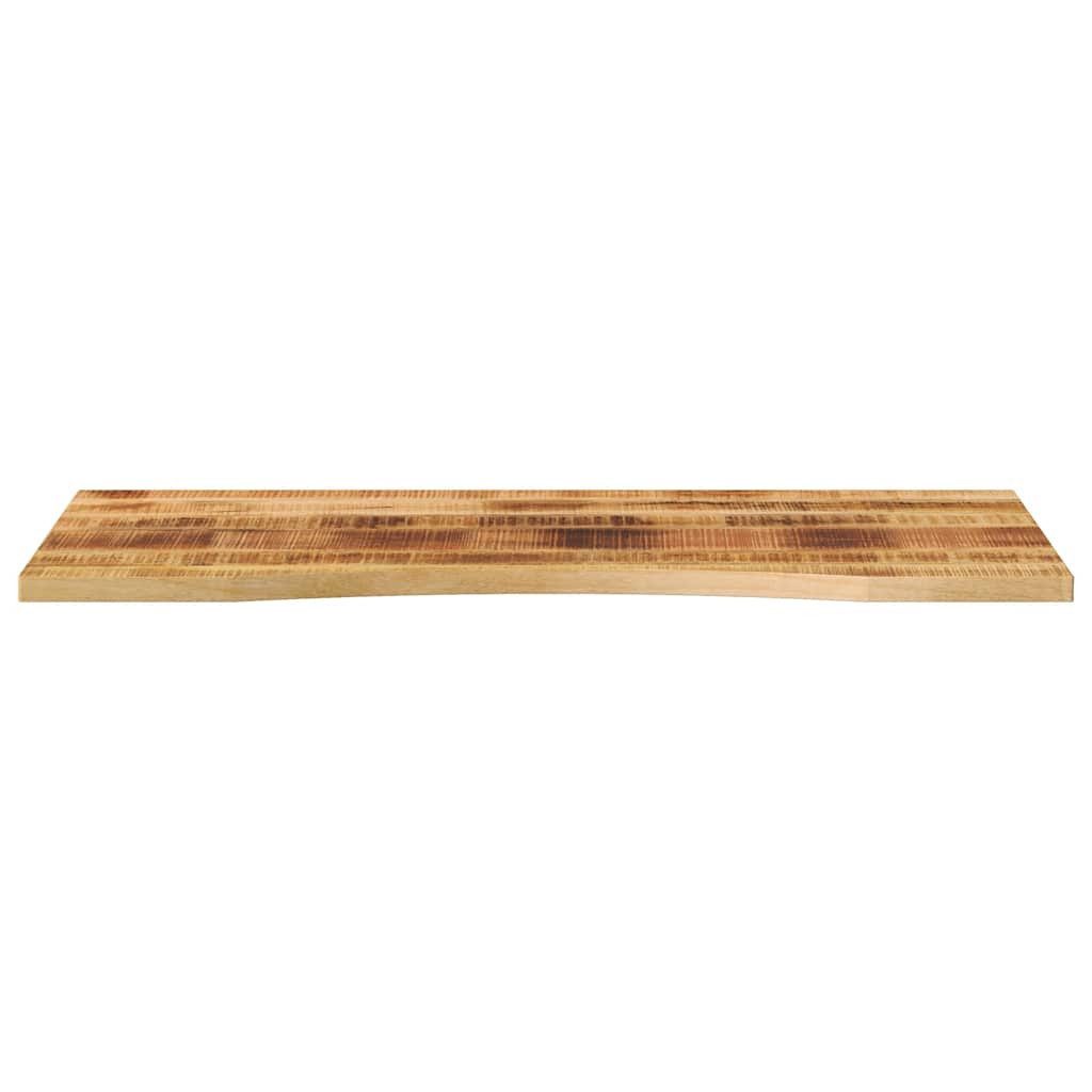 vidaXL Tischplatte Schreibtischplatte mit Aussparung 110x50x2,5cm Massivholz