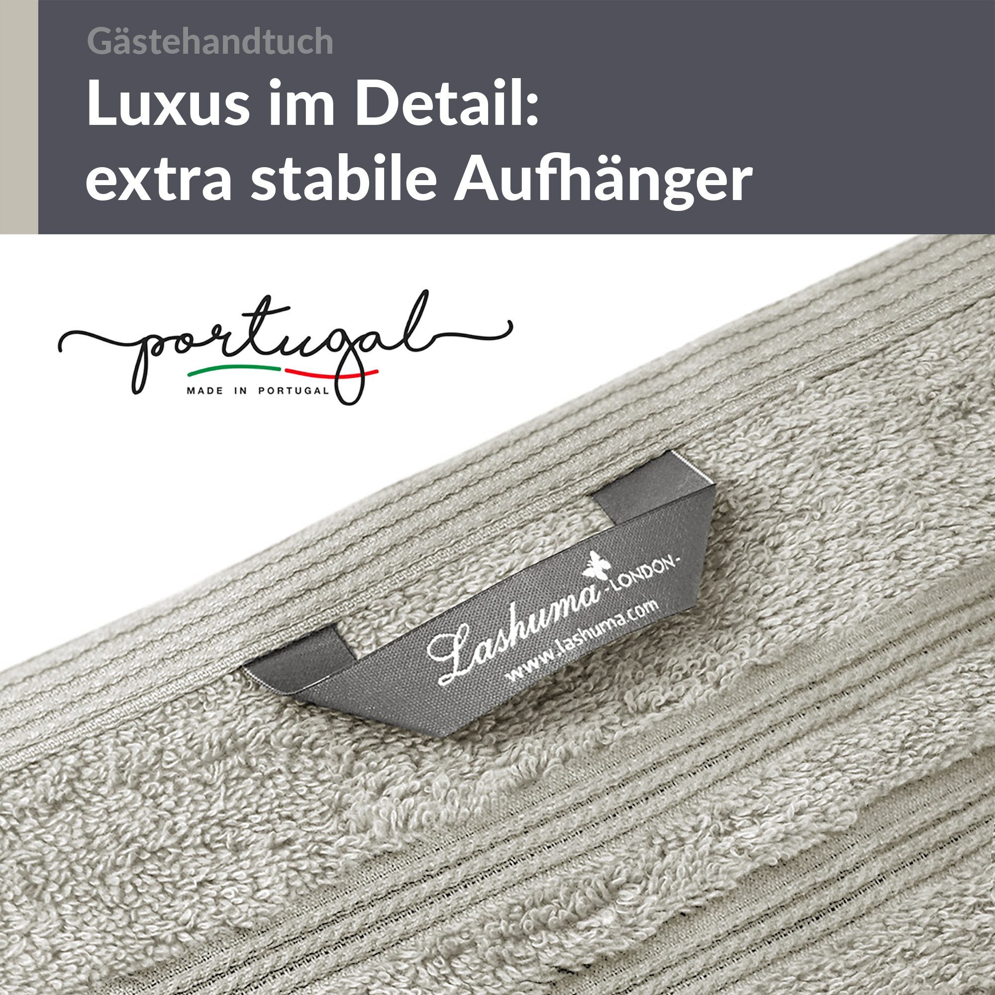 Lashuma Gästehandtücher London, Frottee (Spar-Set, 4-St), günstig online kaufen