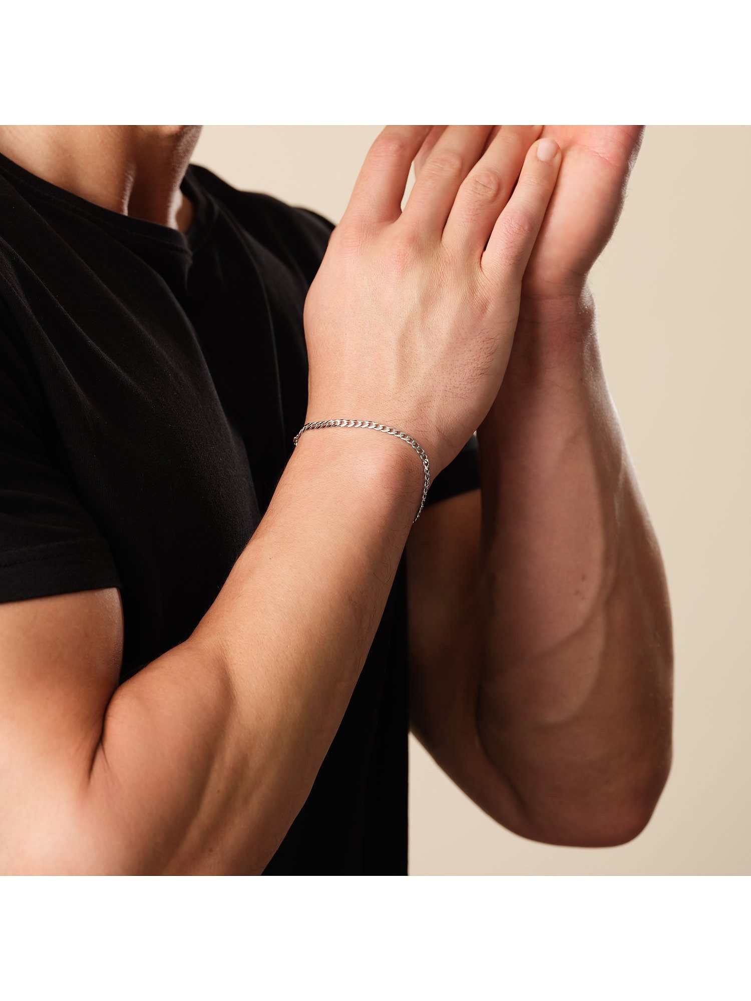 CHRIST Silberarmband CHRIST Herren-Armband 925er Silber, Klassisch