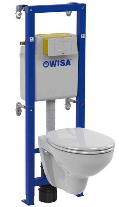 Wisa WC-Komplettset Wisa Wand-WC Komplett-Set XT No.1