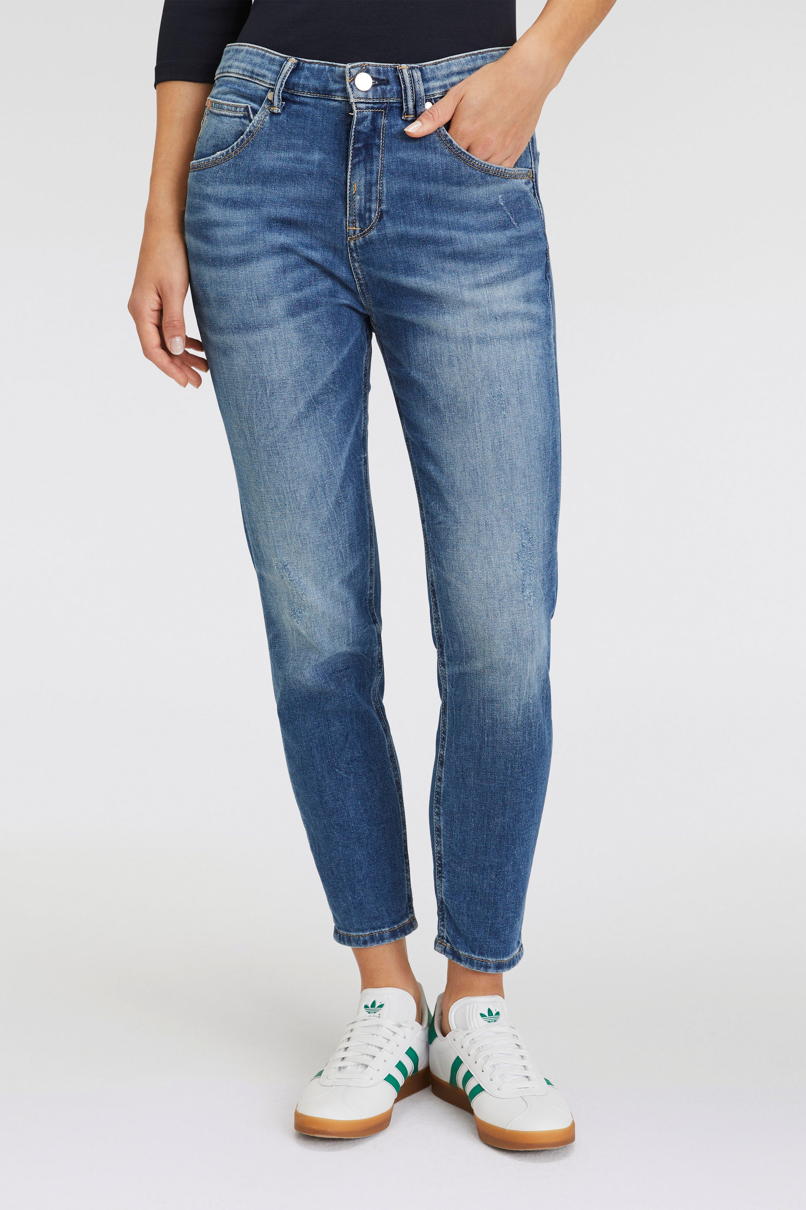 Marc O'Polo DENIM Boyfriend-Jeans Freja in heller Waschung