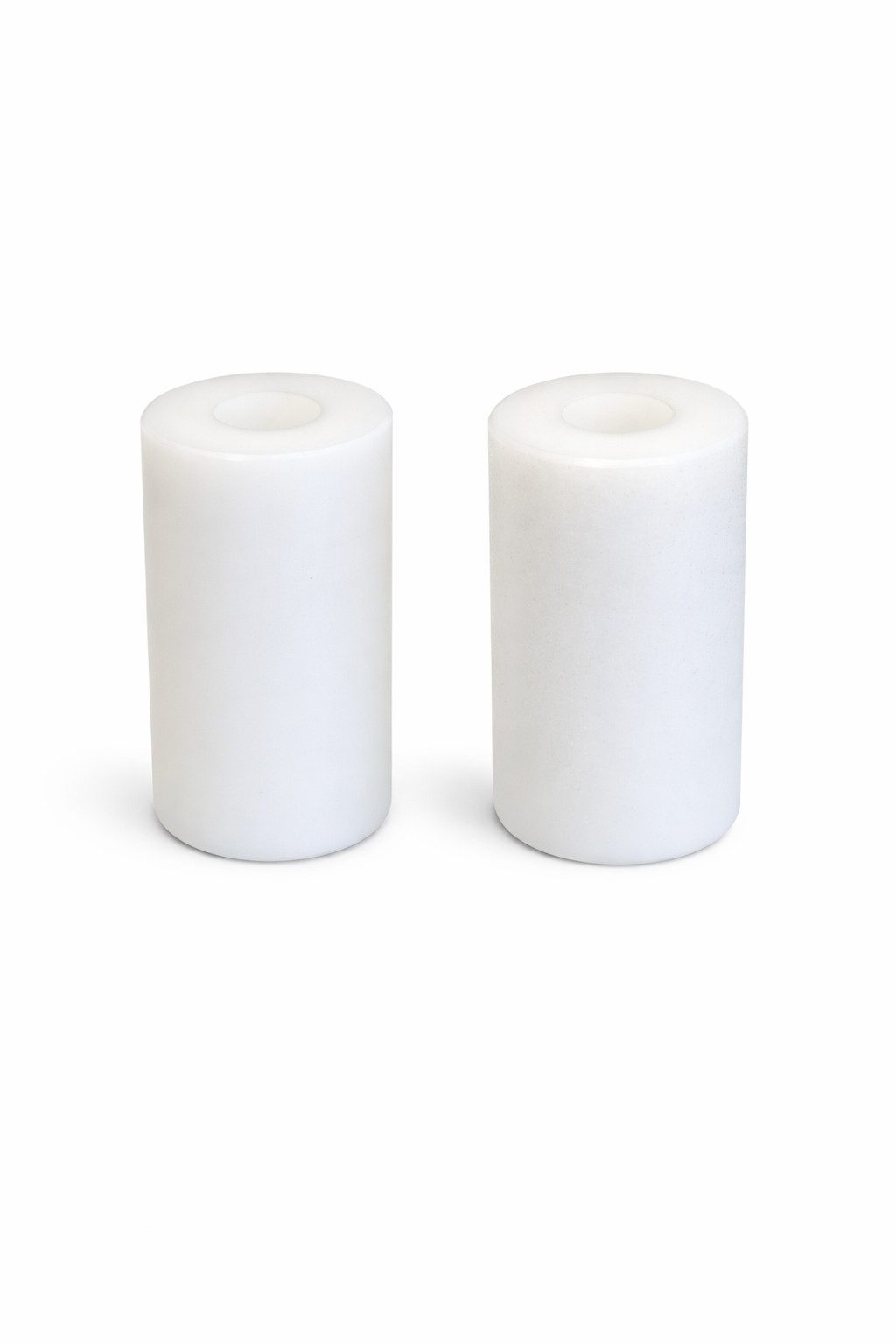 TiyoBike Abstandshalter Distanzhülsen 40 x 25 für 10mm durchmesser weiß Kunststoff paar