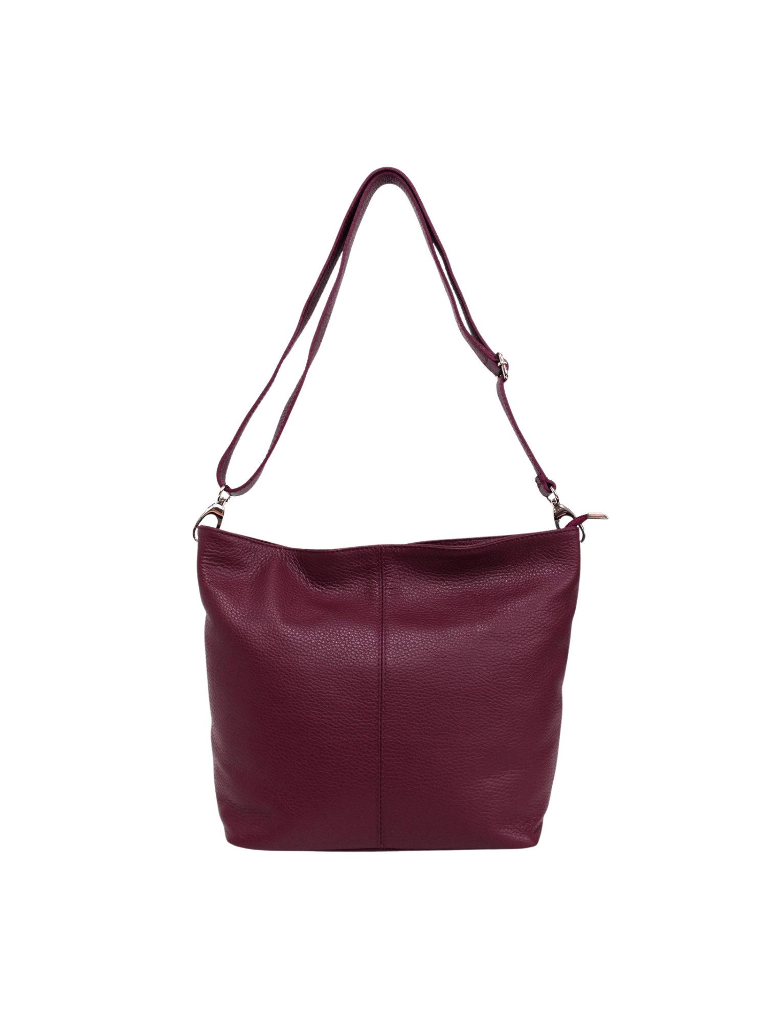 BRISE TASCHE Schultertasche BRISE Schultertasche Nappaleder Italy – Damen Umhängetasche 24,5cm