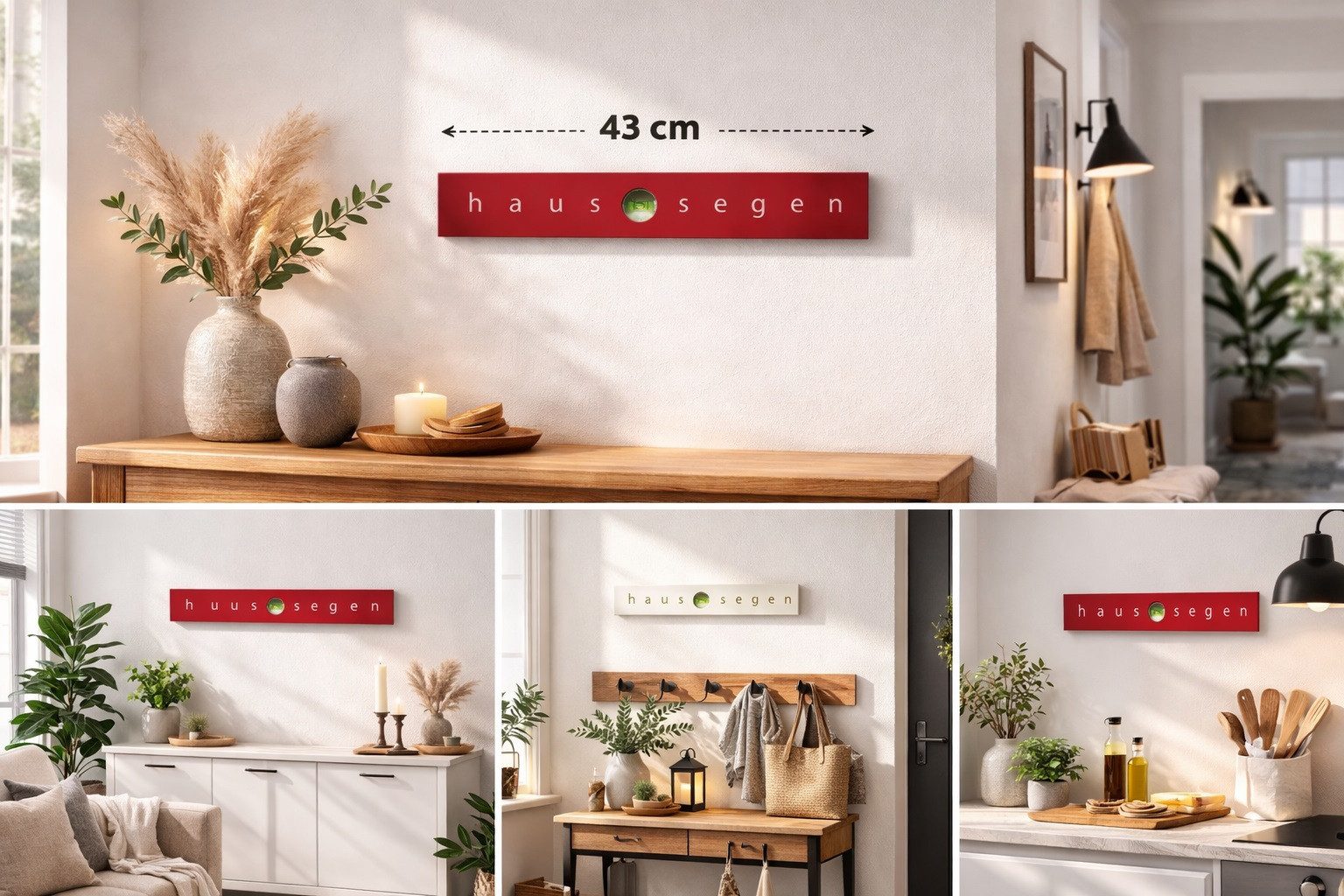 CATdesign Deko-Schriftzug Haussegen weiß Geschenk Hochzeit, originelle Geschenkidee Brautpaar
