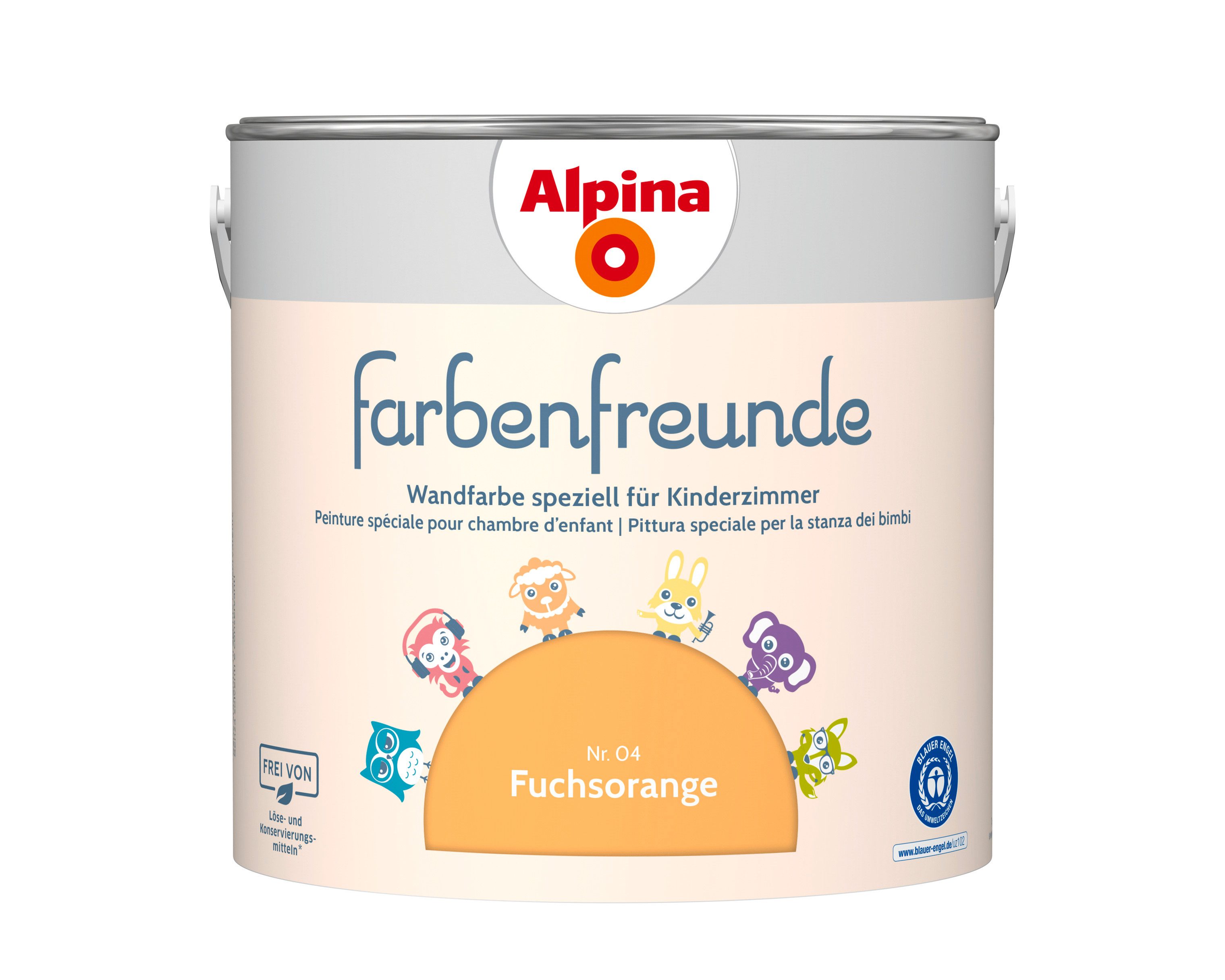 Alpina Wandfarbe Farbenfreunde 2,5 Liter matt