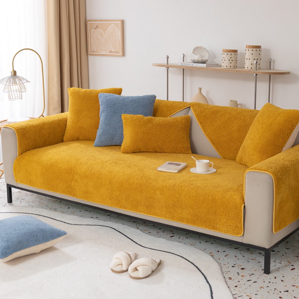 NUODWELL Sofahusse Sofabezug 1 2 3 4-Sitzer,Sofa überwurfdecke mit Rutschfe günstig online kaufen