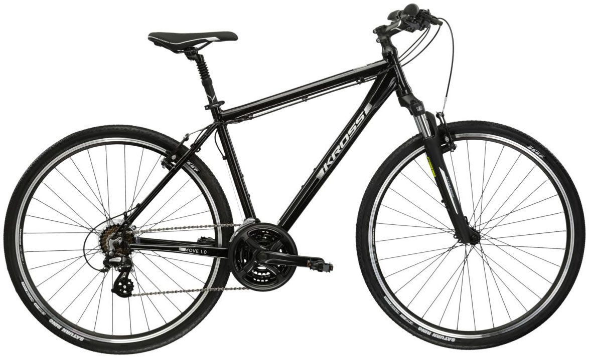 Kross Crossrad Crossrad Herren 28" Move 1.0 grau 21 Gänge, 21 Gang Shimano ALTUS M310 Schaltwerk, Kettenschaltung