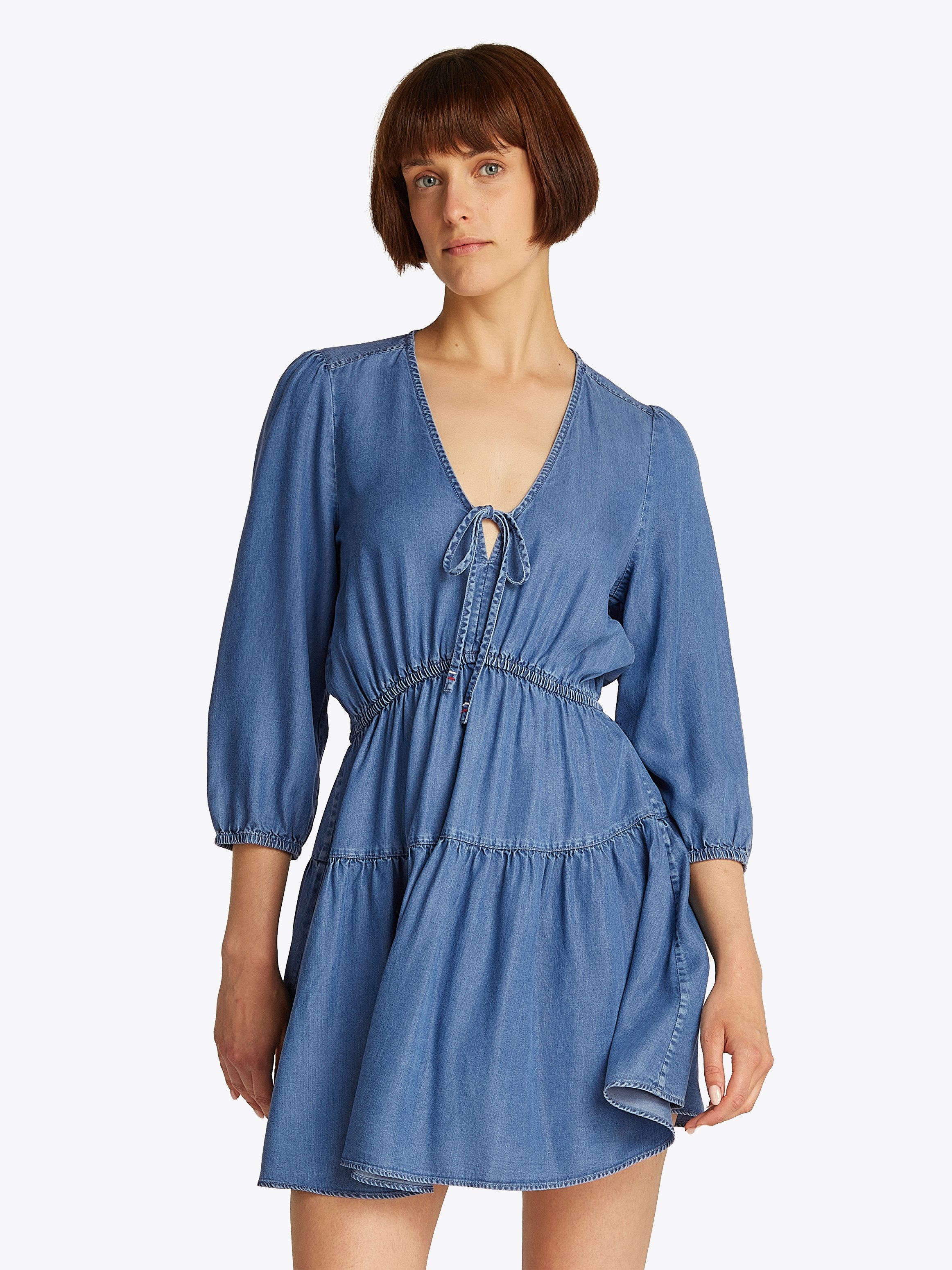 Tommy Jeans Blusenkleid TJW CHAMBRAY MINI günstig online kaufen