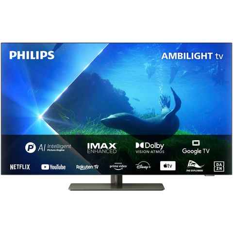 Philips 42OLED808/12 OLED-Fernseher (106 cm/42 Zoll, 4K Ultra HD, Android TV, Google TV, Smart-TV)