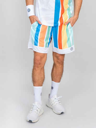 BIDI BADU Shorts Paris Tennishose für Herren bunt