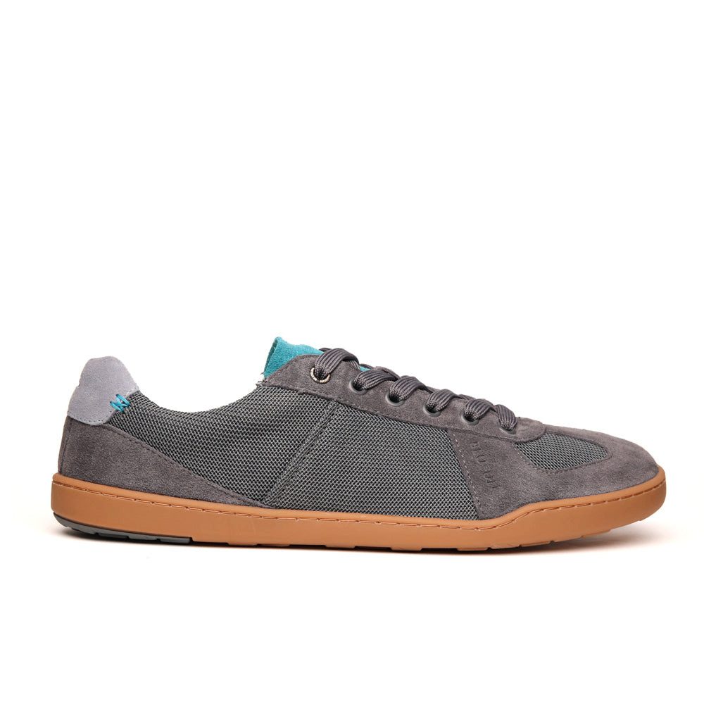 BLUSUN BLSN-204M dark grey Barfußschuh (1 Paar, flexible Barfußsohle) Leder & Textil