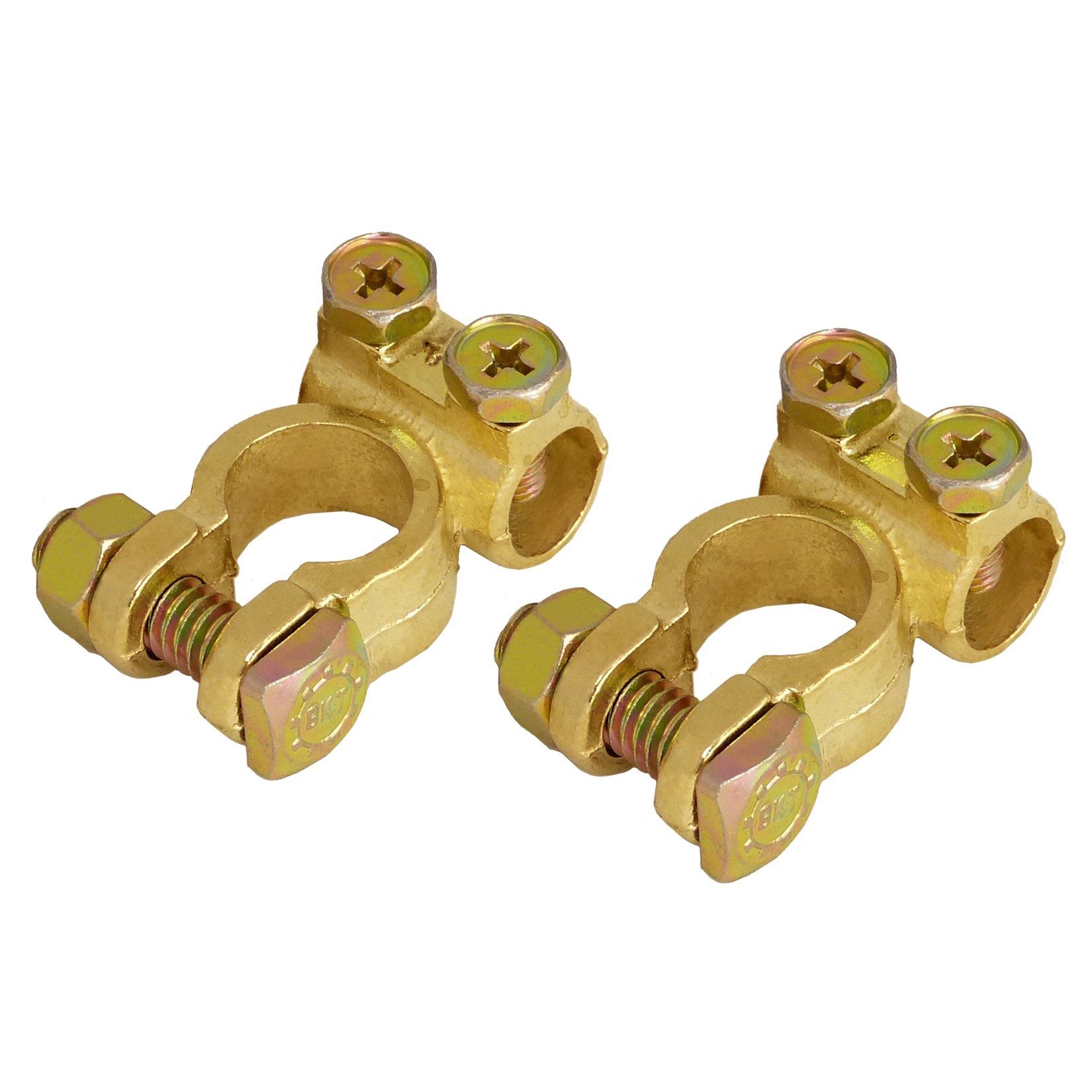 L & P Car Design Batteriepolklemme Batterieklemmen + - Auto Solar, 1 Set