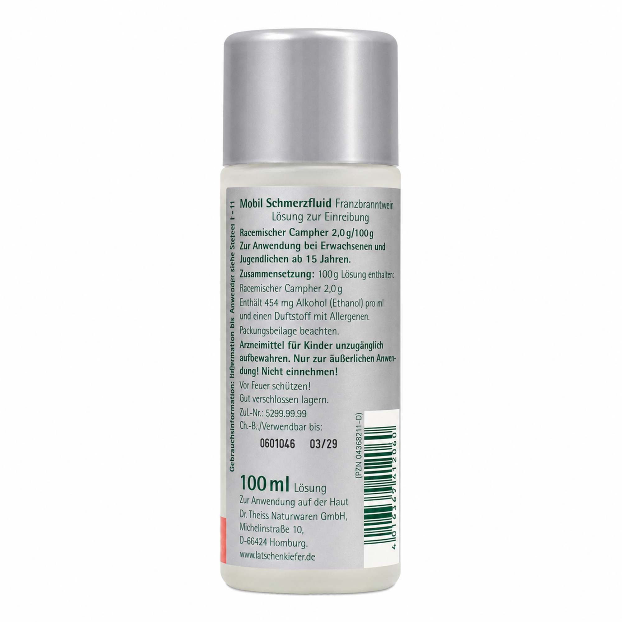 Dr. Theiss Naturwaren Körperlotion ALLGÄUER LATSCHENK. mobil Schmerzfluid 100ml
