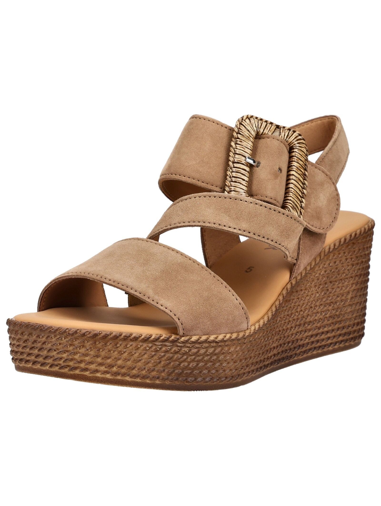 Gabor Gabor Sandalen Veloursleder Keilsandalette günstig online kaufen