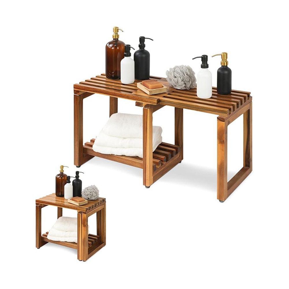 Divit Regal Hocker ausziehbar # HT3 Sitzbank Länge 43cm - 75cm