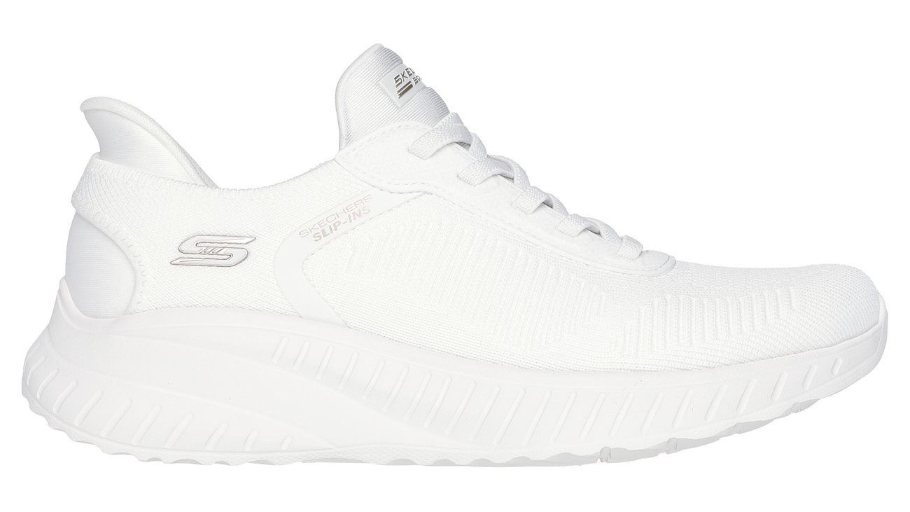 Skechers BOBS SQUAD CHAOS-CURRENT MUSE Slip-On Sneaker, Slipper, Freizeitschuh in veganer Verarbeitung