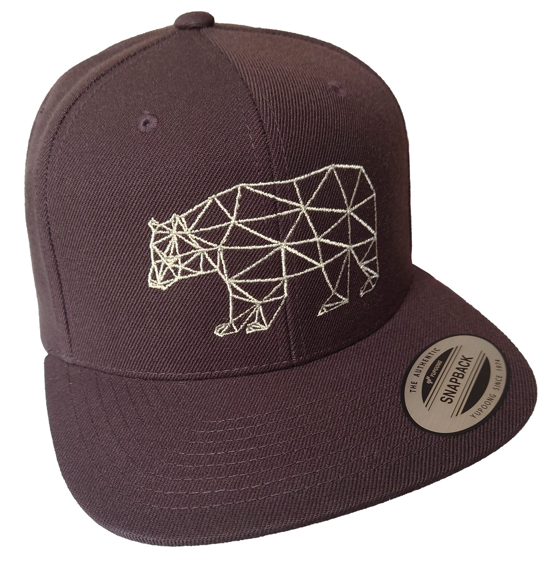 Snapback Cap Flexfit Outdoor Cap "Polygon Bär" - für Jagd, Wandern und Klettern