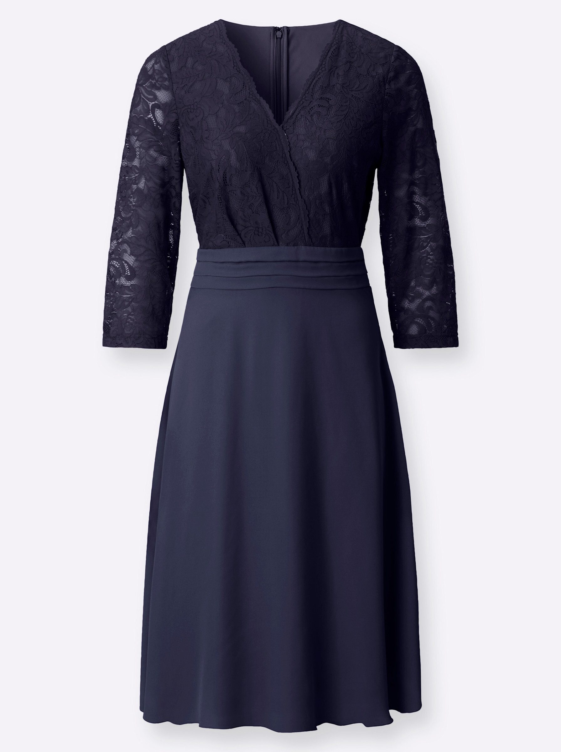 Etuikleid Spitzen-Kleid 3/4-Arm