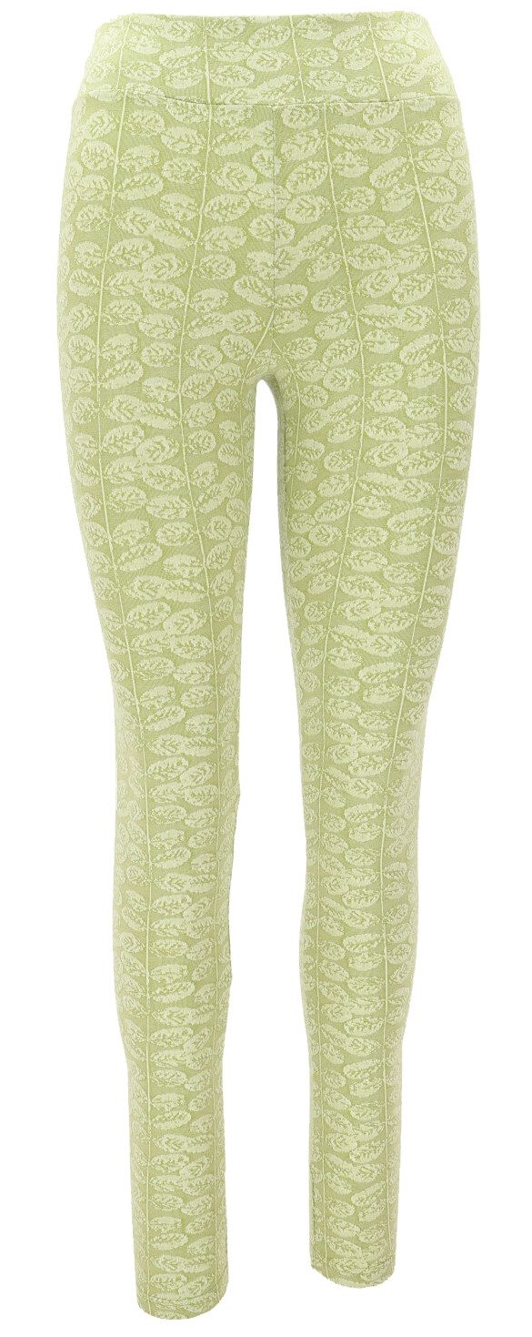 Guru-Shop Hose & Shorts Jacquard Yoga Hose, Yoga Leggings mit hohem.. alternative Bekleidung