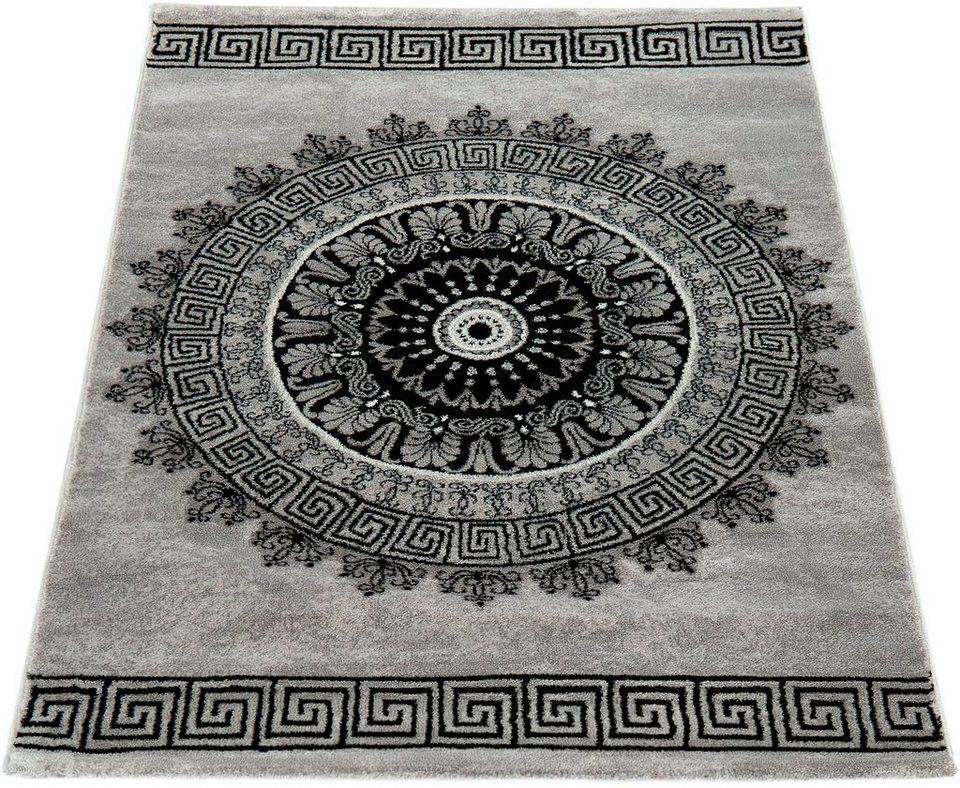 Teppich Tibesti 081, Paco Home, rechteckig, Höhe: 15 mm, Kurzflor, Mandala  Muster in dezenten Farbtönen